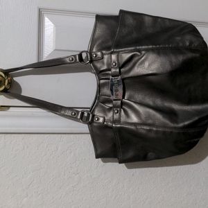 Nine West Silver Gray Large Women's Purse.